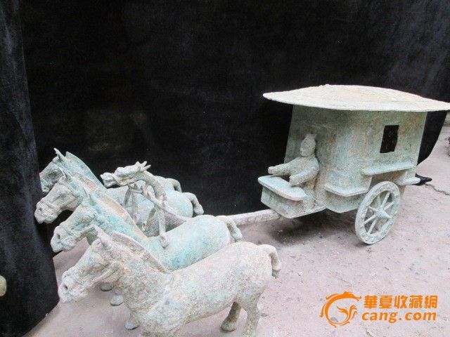 出图汉代铜马车