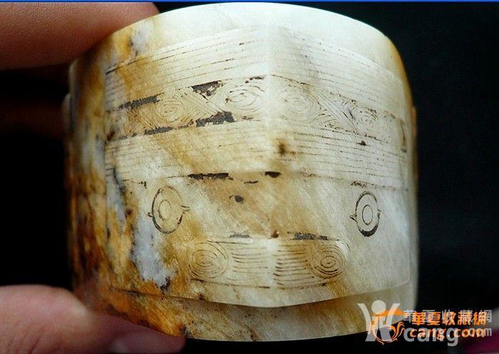 商周时期的和田玉三角玉琮_地摊交易_华夏收藏网