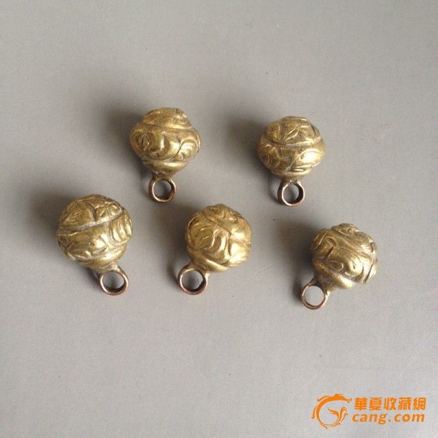 清代铜纽扣,清代鎏金扣子介绍,铜纽扣_大山谷图库