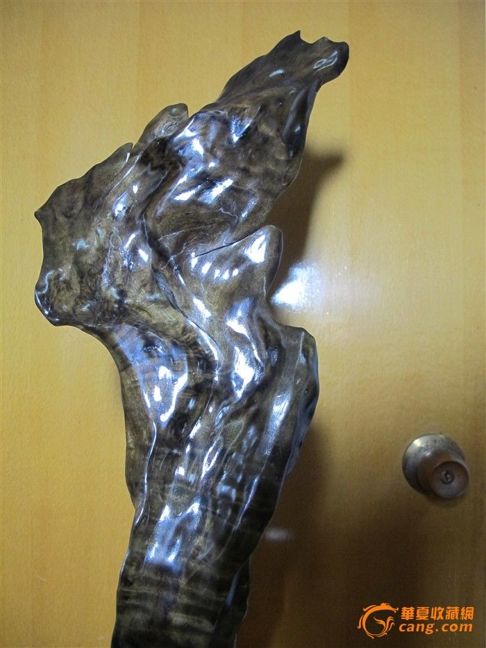 水波纹金丝楠乌木摆件 151