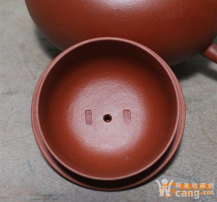 福记传人朱泥竹节紫砂壶