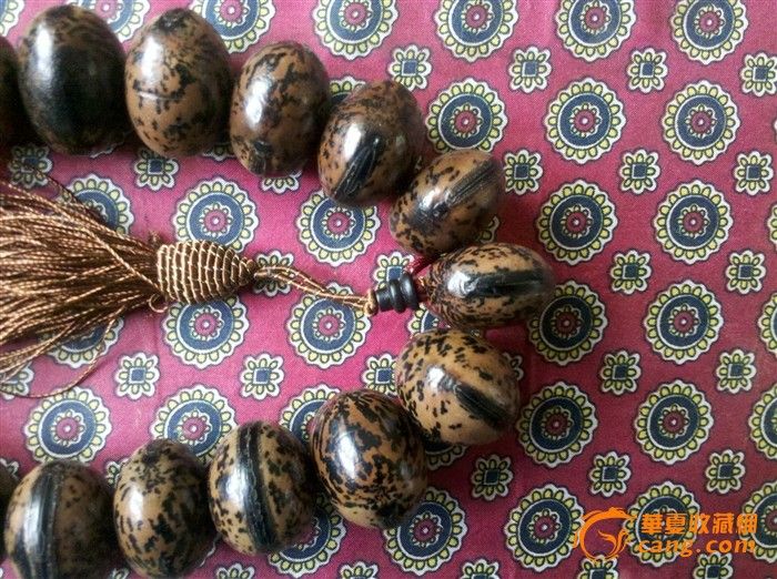 保真印度极品木鱼菩提-藏式念珠