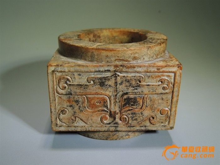 战国玉琮,最贵了红玛瑙图片,玉器_大山谷图库
