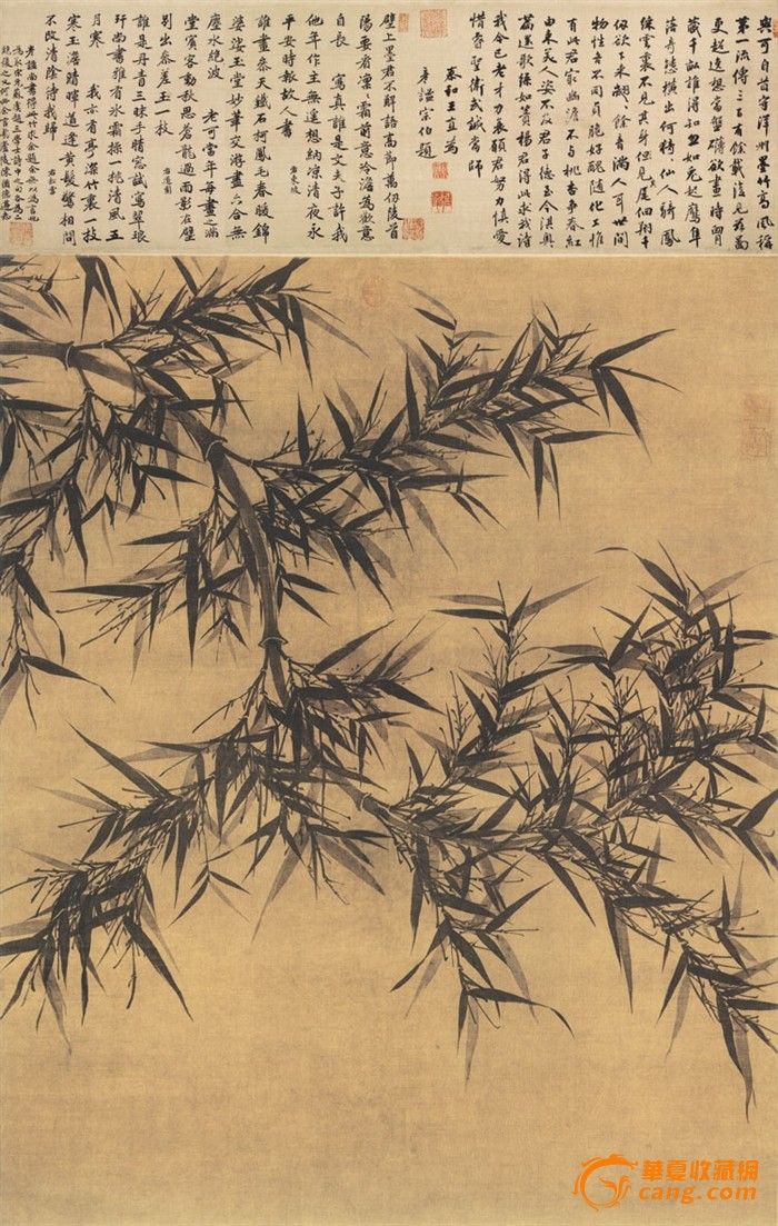 墨竹图简单,墨竹图欣赏,名家墨竹图_大山谷图库