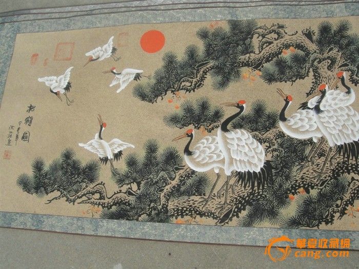 碑林 松鹤图,任伯年松鹤图,松鹤图画_大山谷图库