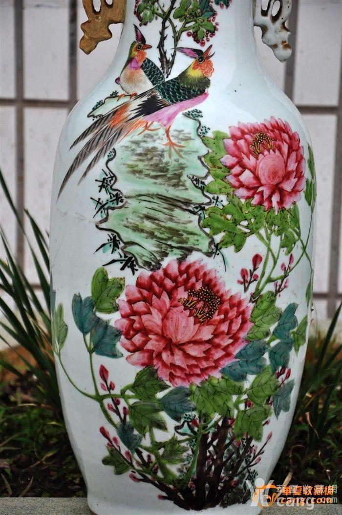 民国油彩300件锦上添花大瓶