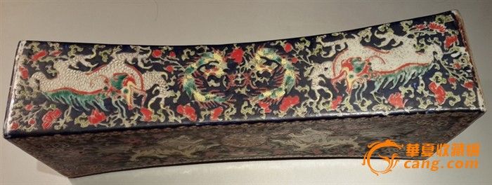 古代山水画瓷枕,古代人山水画瓷枕,古代瓷枕_大山谷图库