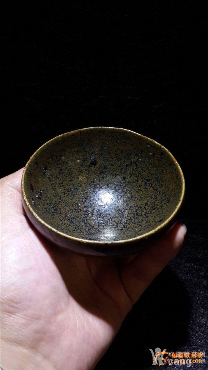 精品!宋金时期磁州窑满金油滴茶盏