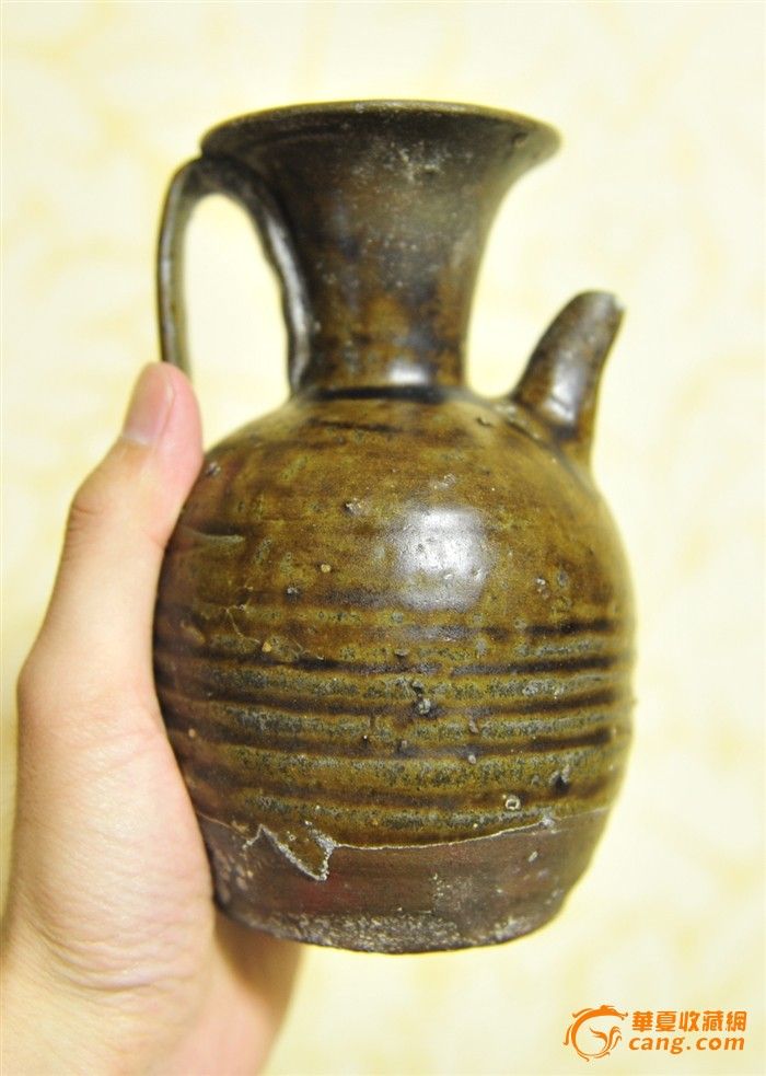 *宣州窑酱釉色执壶