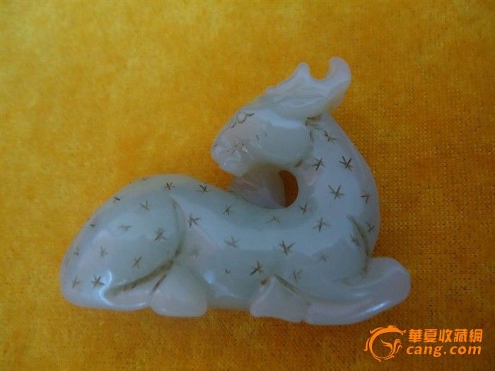 历代圆雕玉鹿,辽金玉鹿图片,汉代玉鹿图片大全_大山谷图库