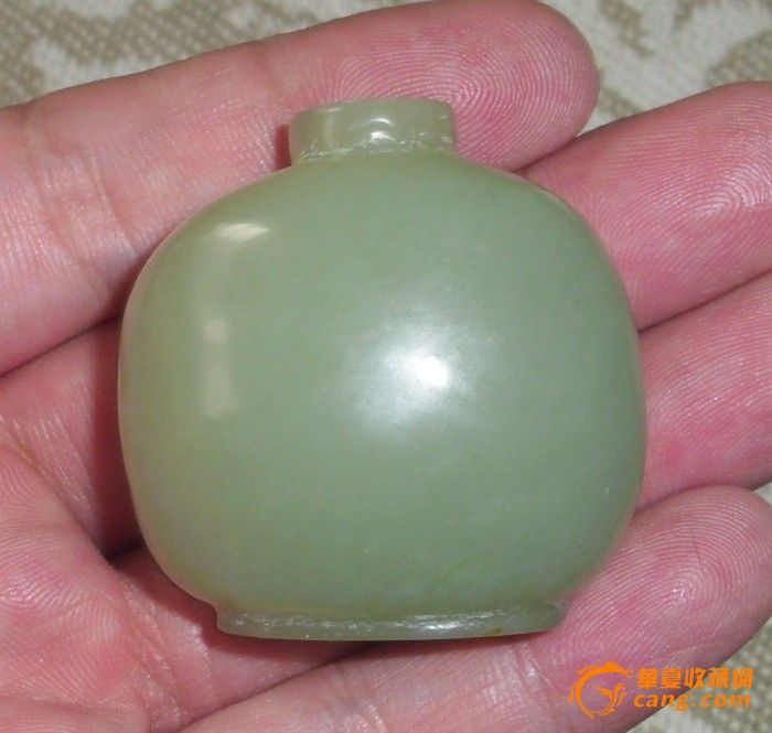 █老和田玉鼻烟壶█