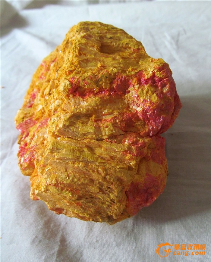 天然雄黄,雌黄原石 矿物晶体 摆件 128千克