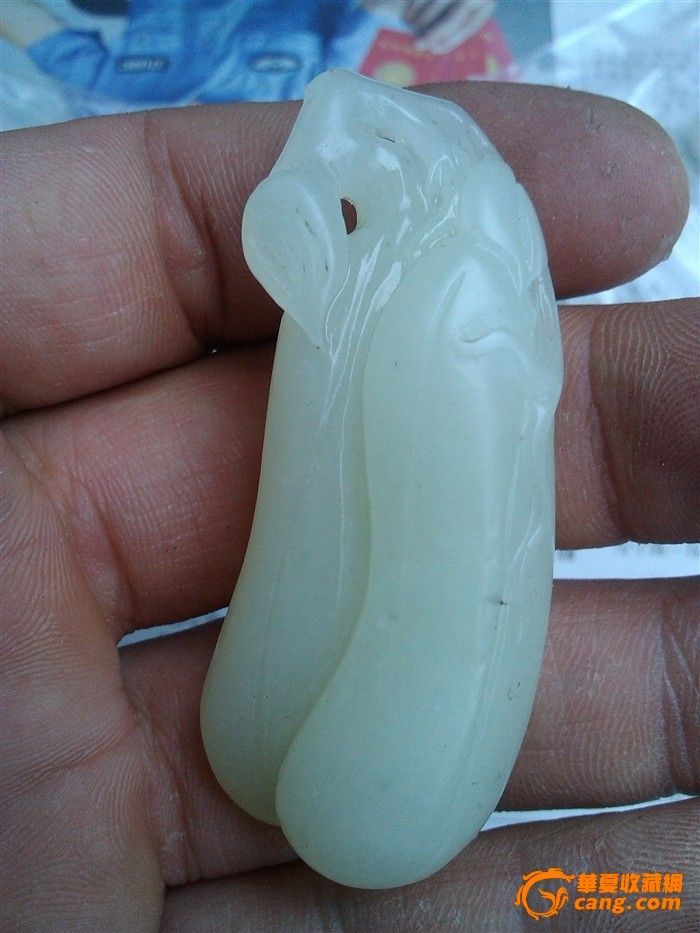 一级白玉瓜果挂件
