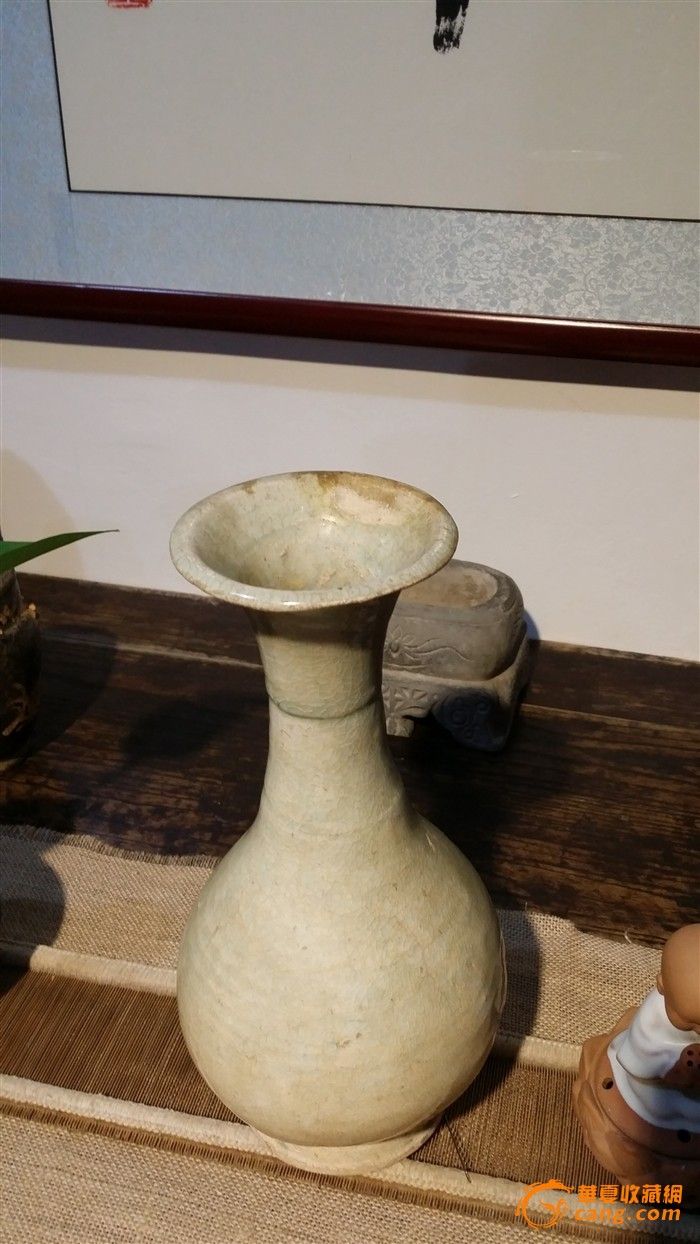 宋,影青玉壶春瓶~保真包老~!