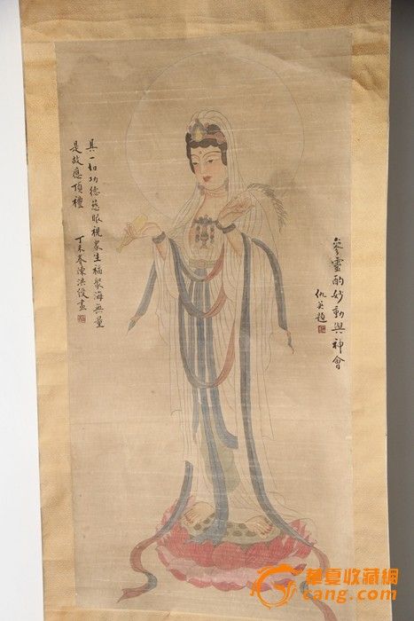 明代仇英观音画