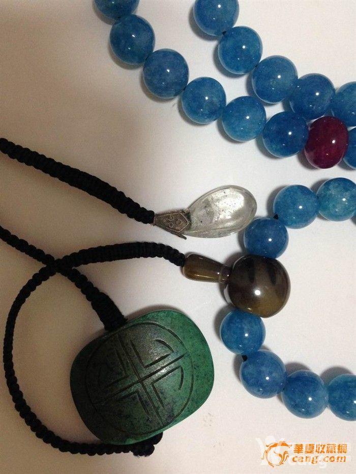 清代海水蓝宝石朝珠