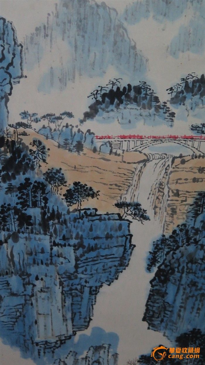 钱松岩山水画立轴