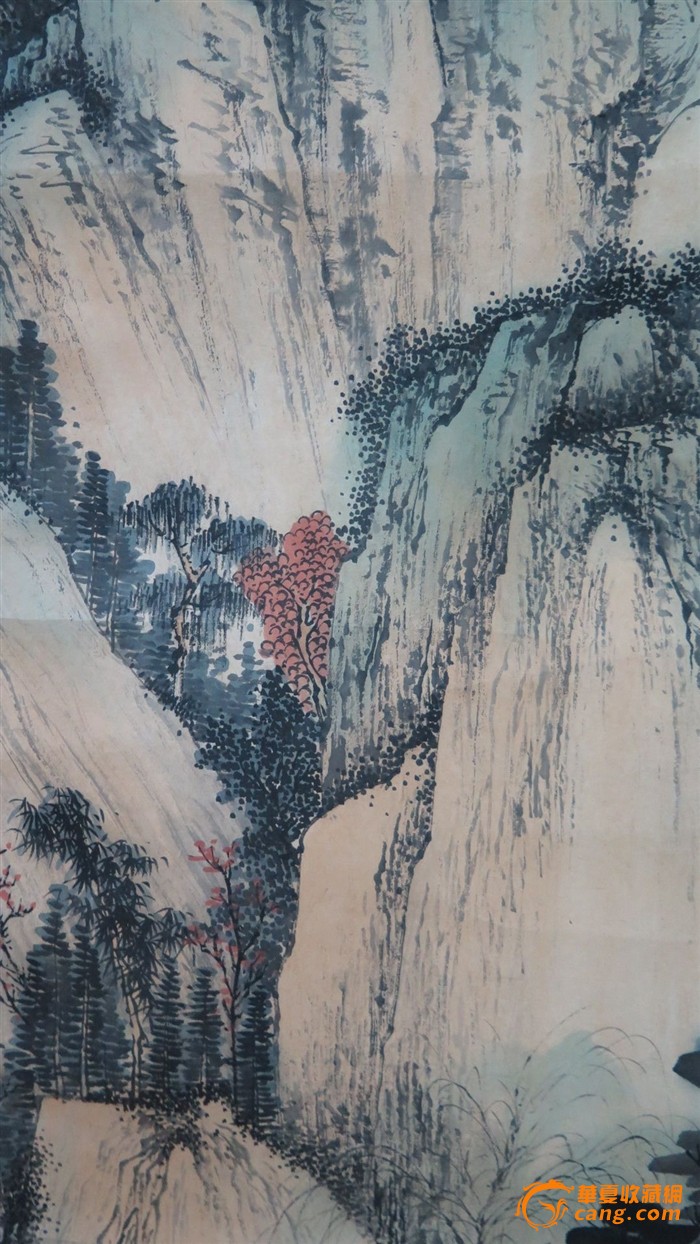 启功山水画立轴