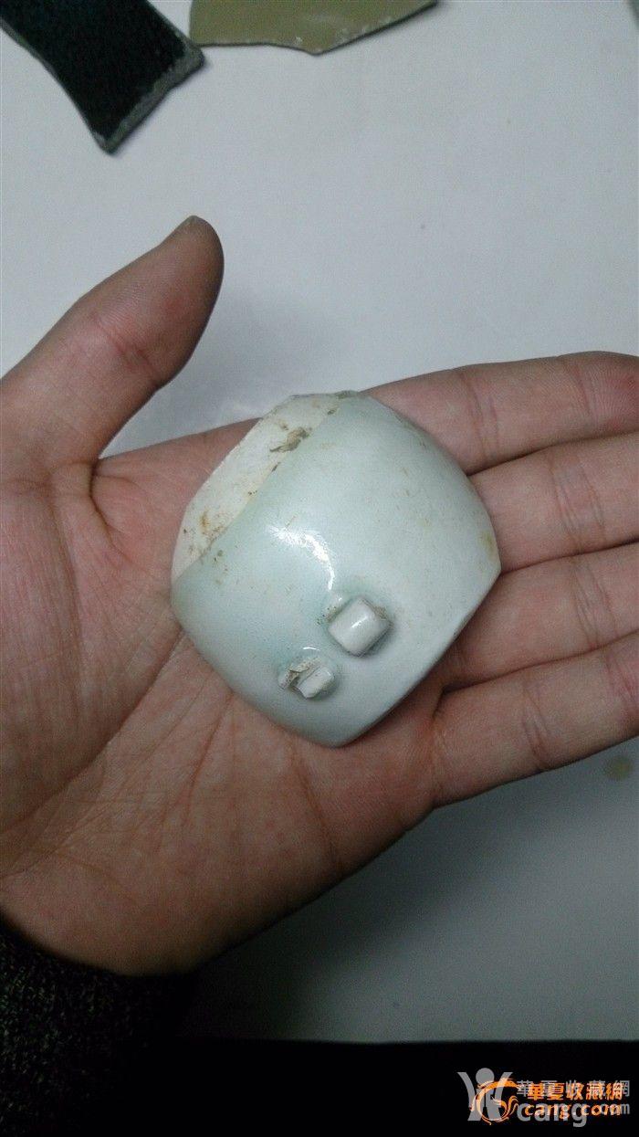 湖田双系鸟食杯 器型大 少见