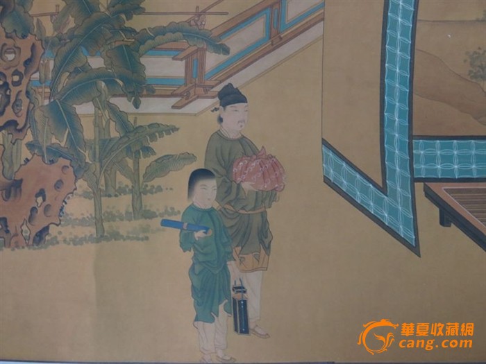 清代改琦人物画立轴