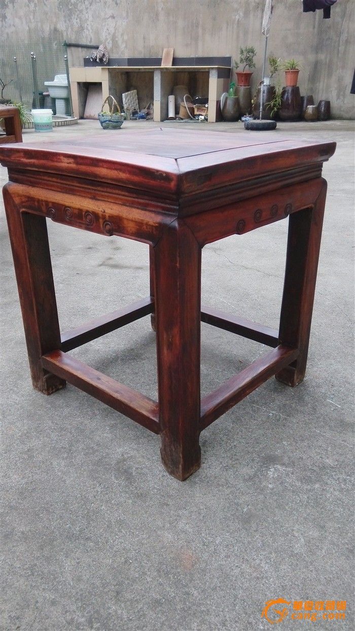 血榉木方凳