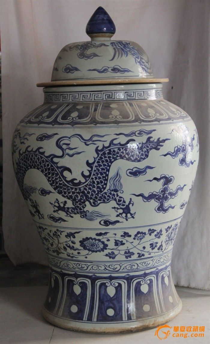 明宣德大龙将军罐