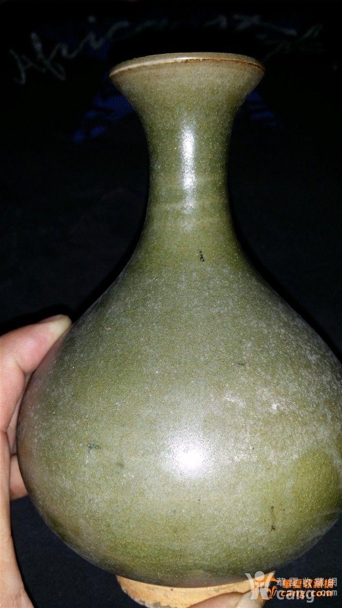 元代绿釉赏瓶