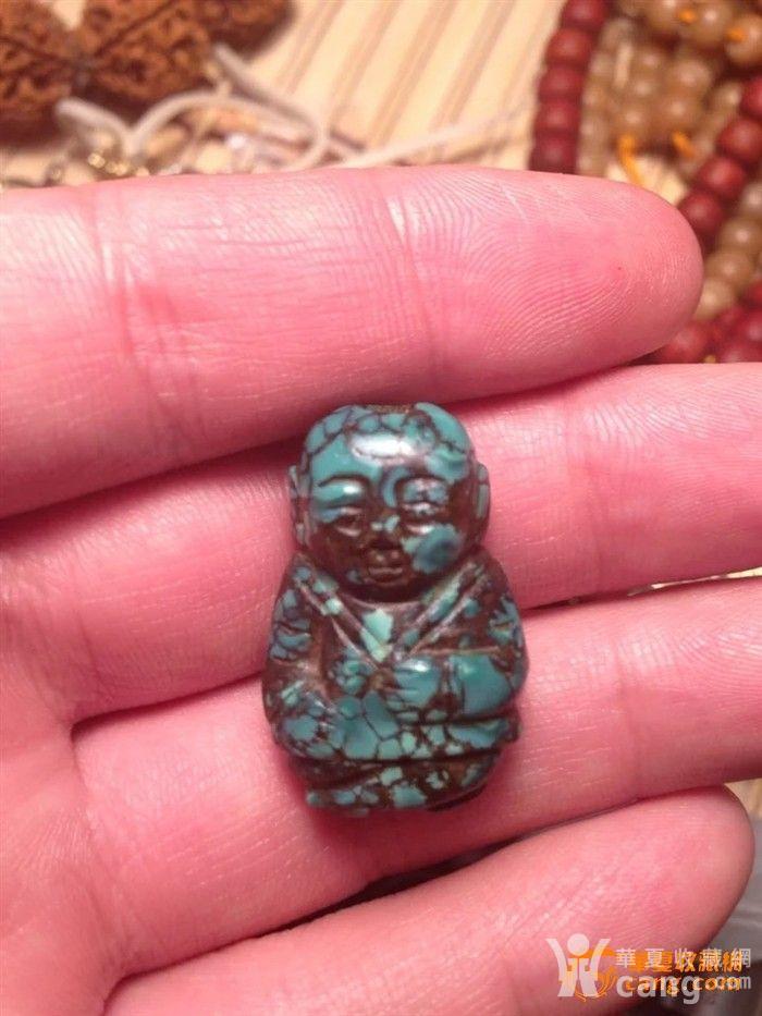老绿松石小人儿 诚意出售